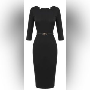 Vintage style wiggle/pencil LBD